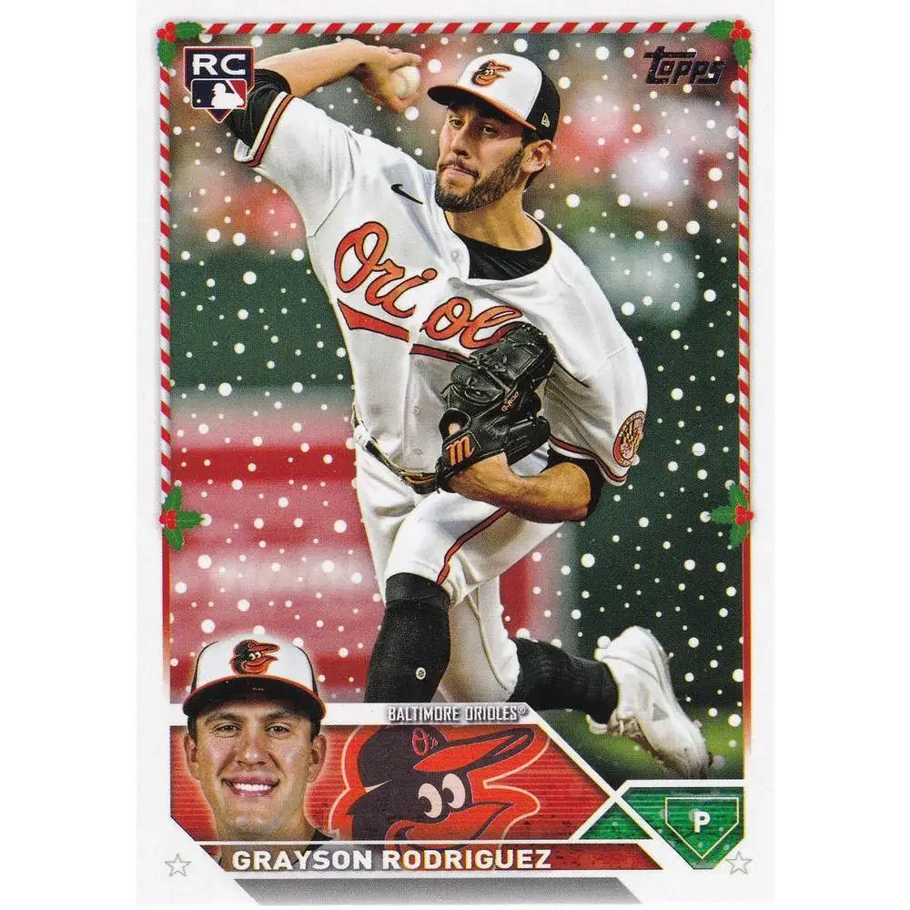 2023 Topps Holiday Grayson Rodriguez RC H149 Baltimore Orioles